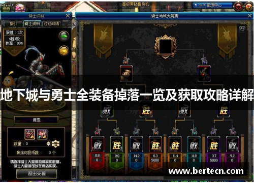地下城与勇士全装备掉落一览及获取攻略详解